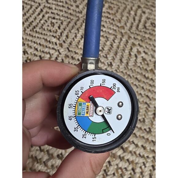 Refrigerant Charging Hose Pressure Gauge R134a AC HVAC Automotive Air Conditioni - Picture 3 of 16